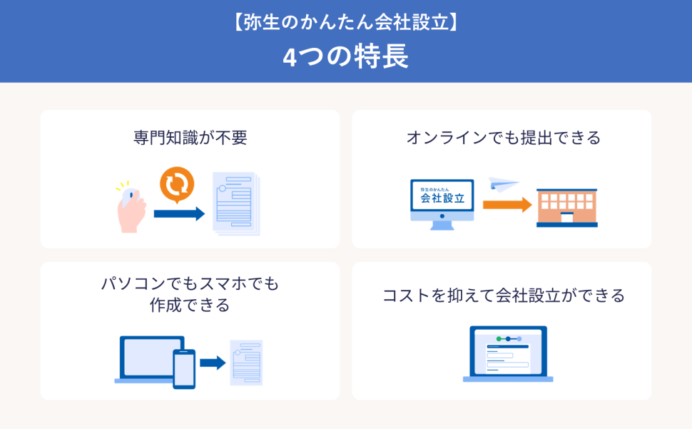 ドリームゲートがオススメする「弥生のかんたん会社設立」 | 起業