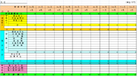 資金繰予定表